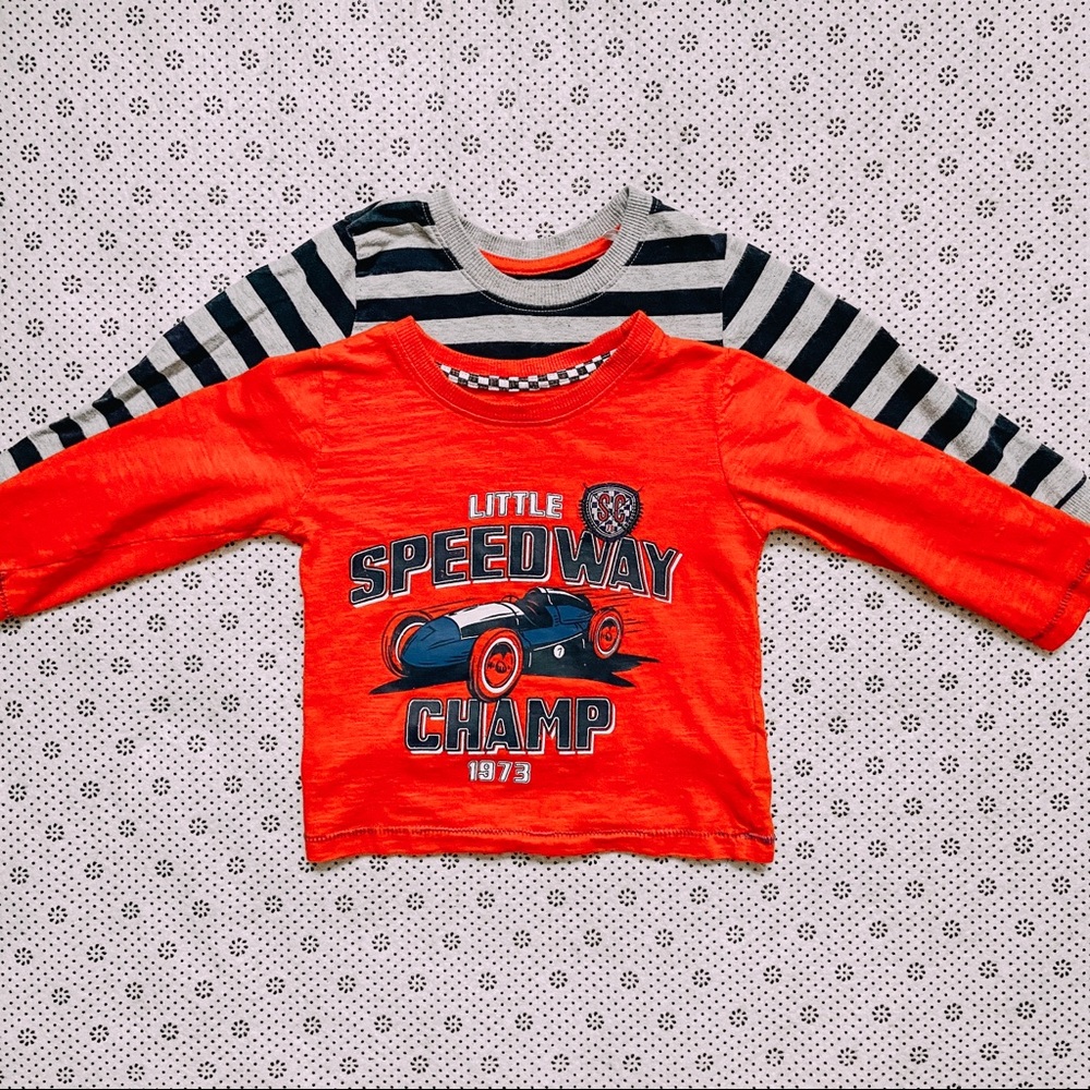 Mini Rebel - 2 Piece Set of Long Sleeved Tees